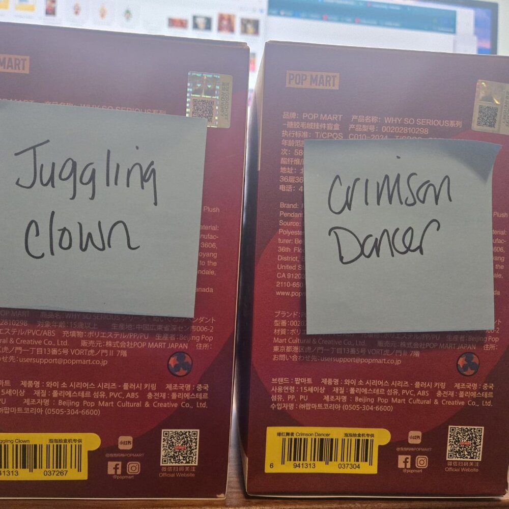 BUNDLE DEAL! WHY SO SERIOUS JUGGLING CLOWN + CRIMSON DANCER